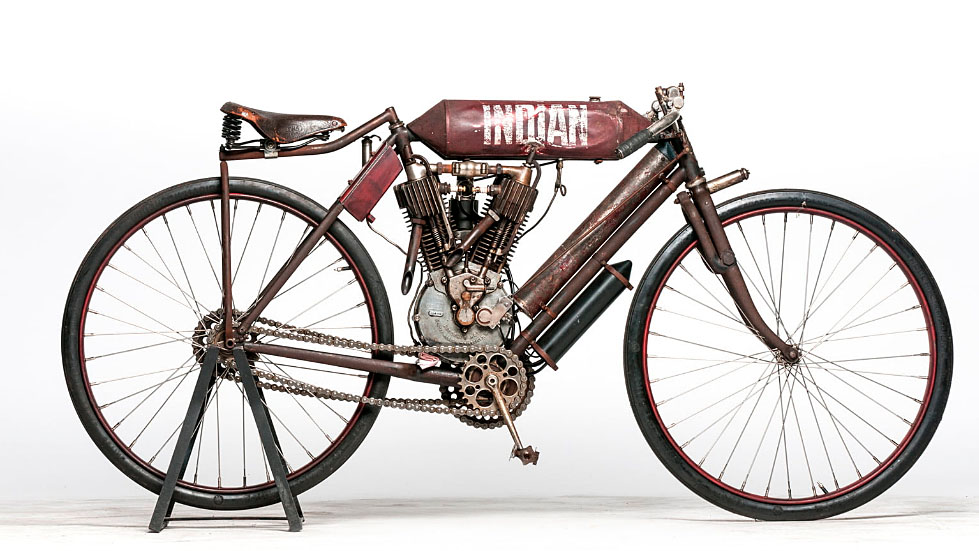 indian motorcycle racer 1908